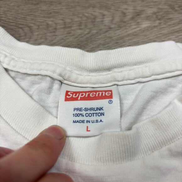 Rare Supreme Daniel Johnston Captain America T Shirt Men's Large Streetwear - Picture 6 of 11